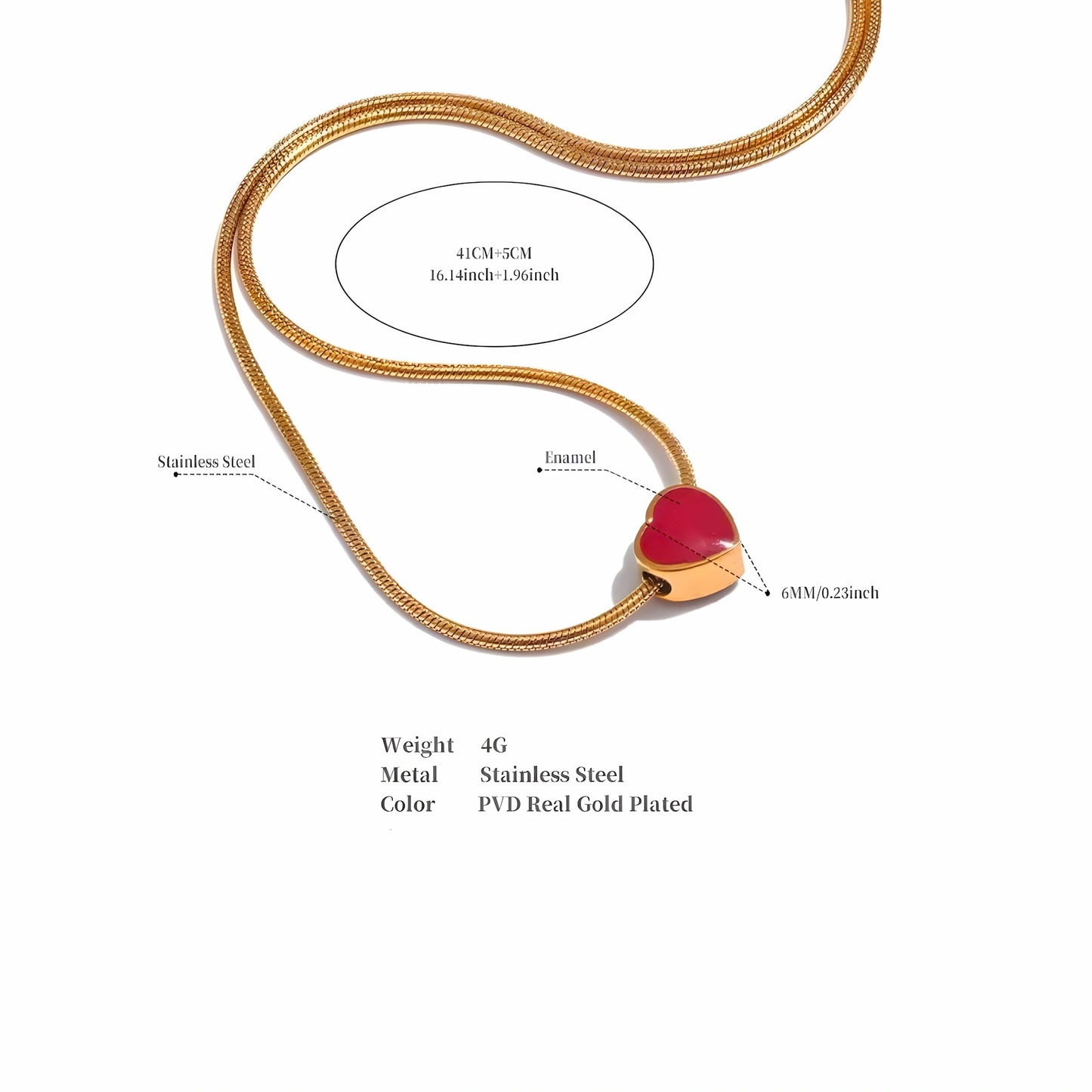 COLLAR BEHI LOVE LOCK