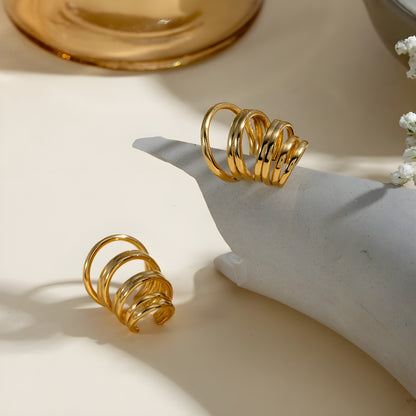 BEHI DENYSE CLIP EARRINGS