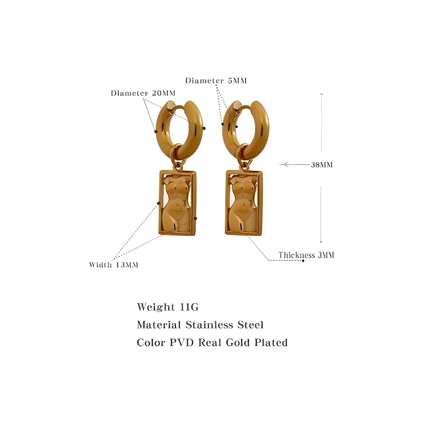 BEHI ROMANESQUE EARRINGS