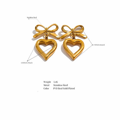 BEHI MILANO Cara Earrings technical sketch showing 17mm height, 15mm width, and 5.4g weight
