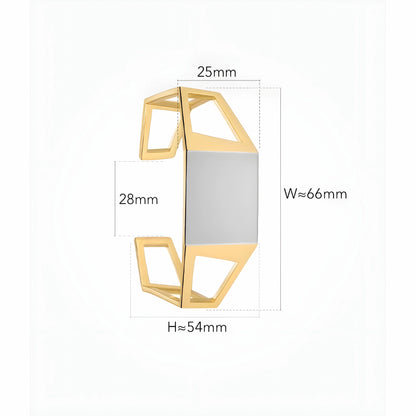 BEHI MILANO Dimitra Bracelet schematic highlighting lead-free and hypoallergenic materials