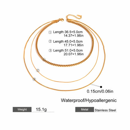 BEHI MILANO Ira Necklace technical diagram showing 36.5cm, 45cm, and 51cm chain lengths and 15.1g weight
