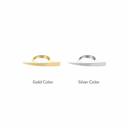 BEHI MILANO Leena Ring — available color options in 18k gold and polished silver